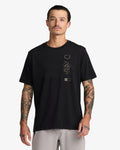 Rvca RVCA Baroon Venom Camiseta Negro Hombre camiseta manga corta hombre | Negro