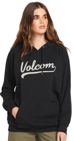 Volcom TRULY STOKED BF PO sudadera con capucha mujer | Black