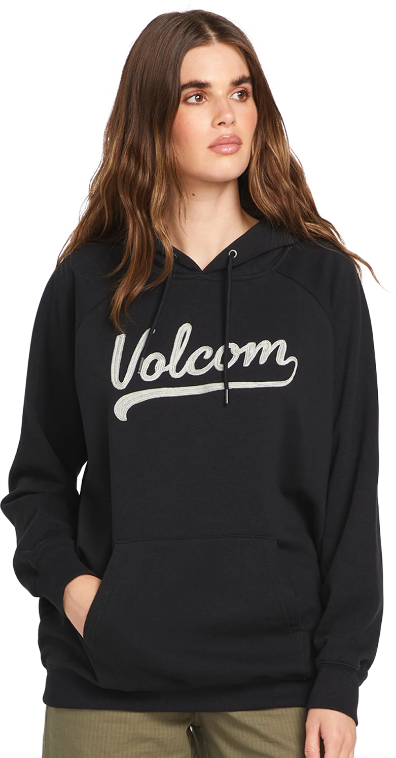 Volcom TRULY STOKED BF PO sudadera con capucha mujer | Black