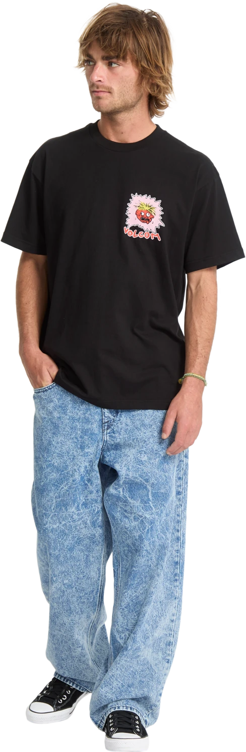 Volcom Chomp Chomp camiseta manga corta hombre detail 7 | Black