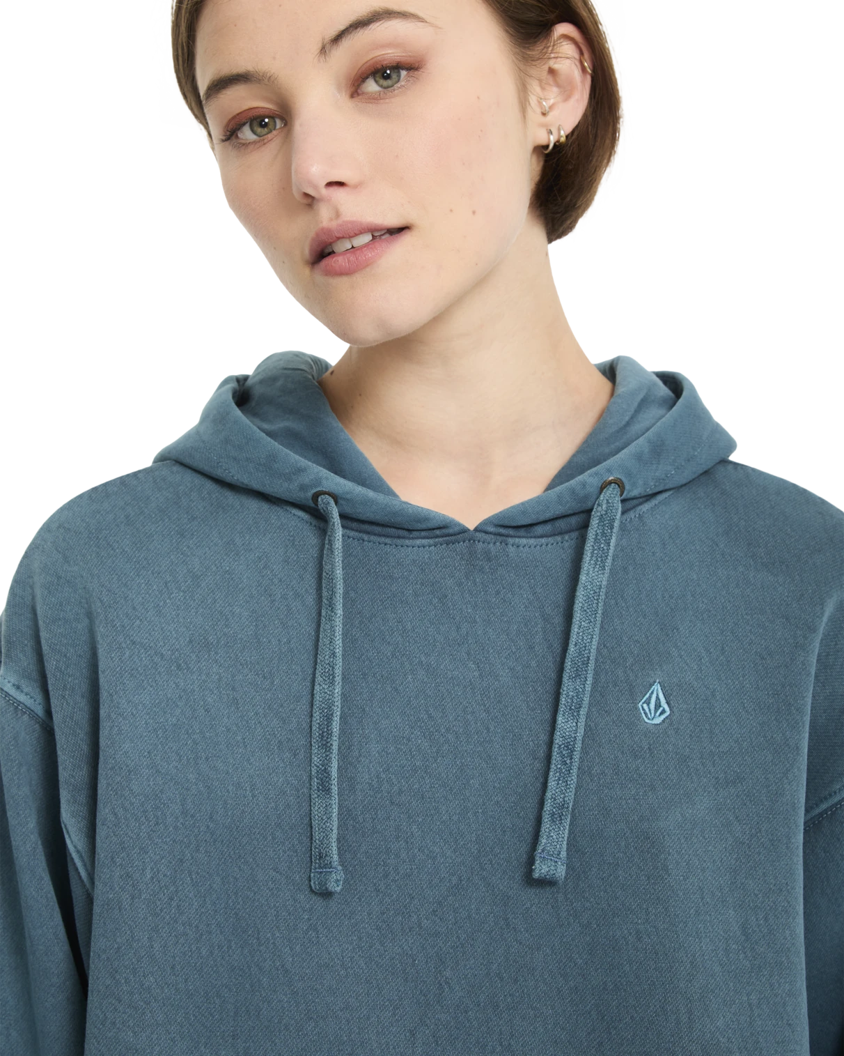 Volcom Stone Soft sudadera con capucha mujer detail 3 | Emerald Green