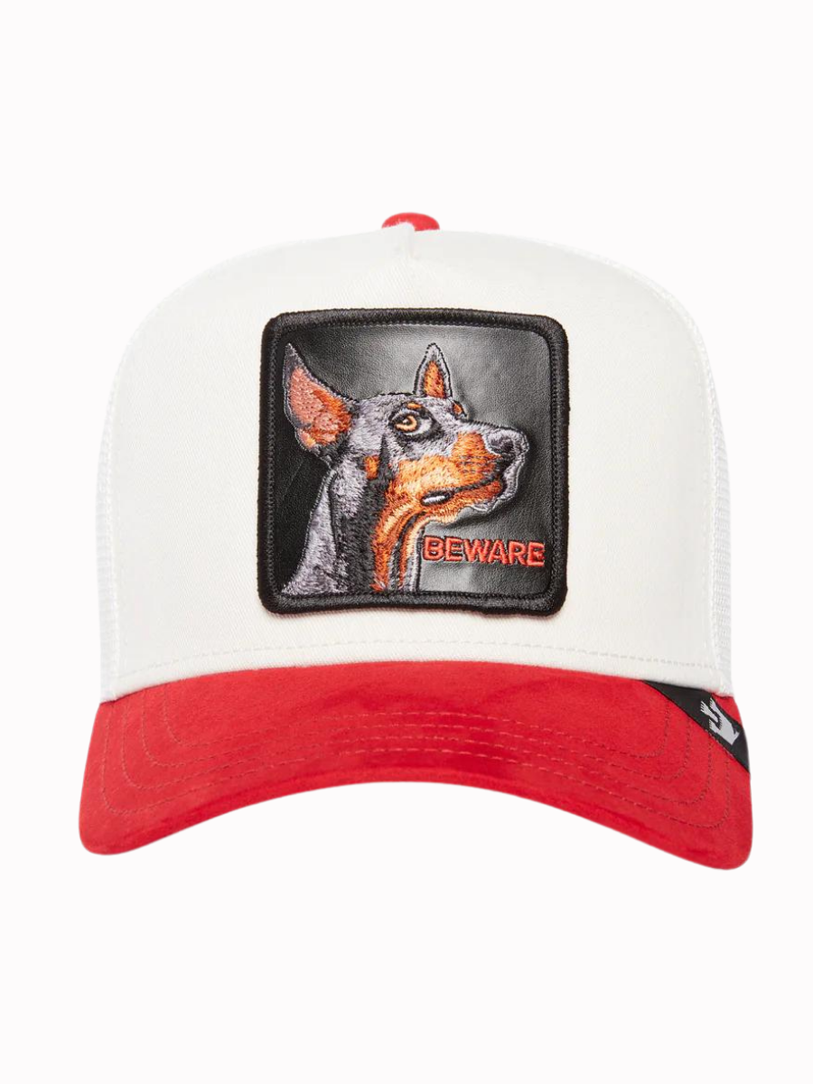 Goorin Bros The Suede Doberman Trucker Cap (Cuidado) - Vermelho