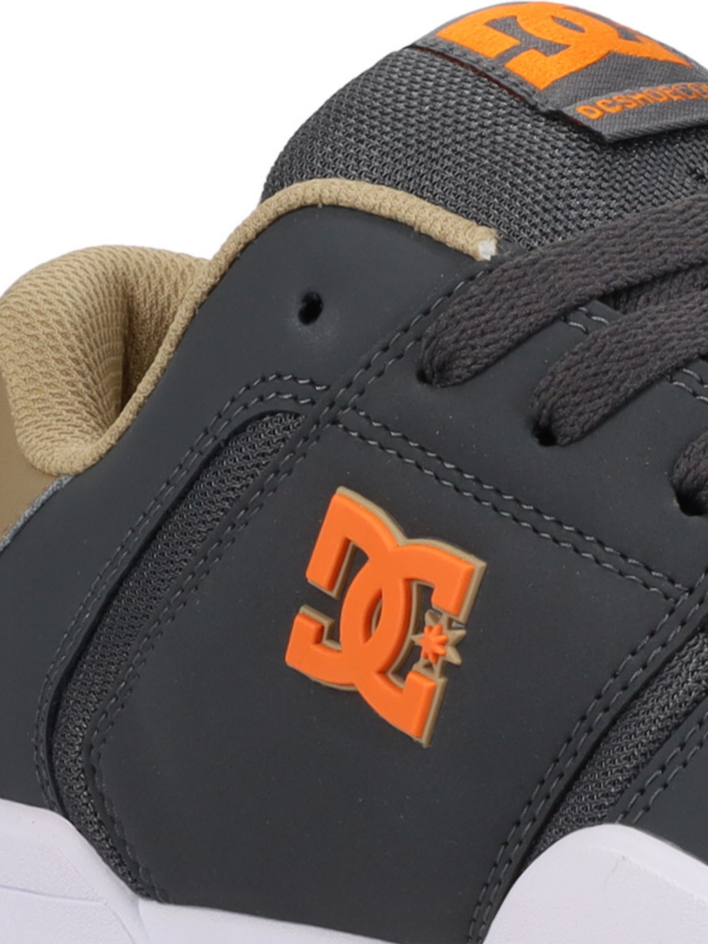 Zapatillas de skate DC Shoes Central - Grey / Tan / Orange