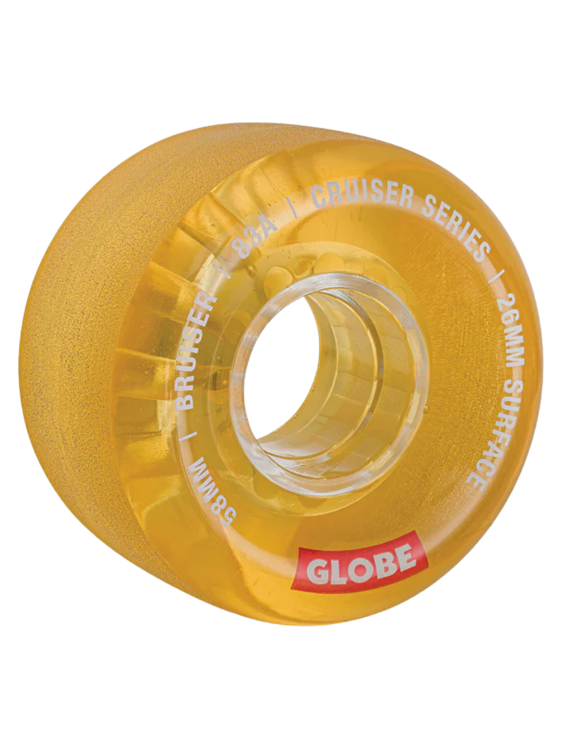 Ruedas Cruiser Globe Bruiser - Clear Honey - 58mm (83A)