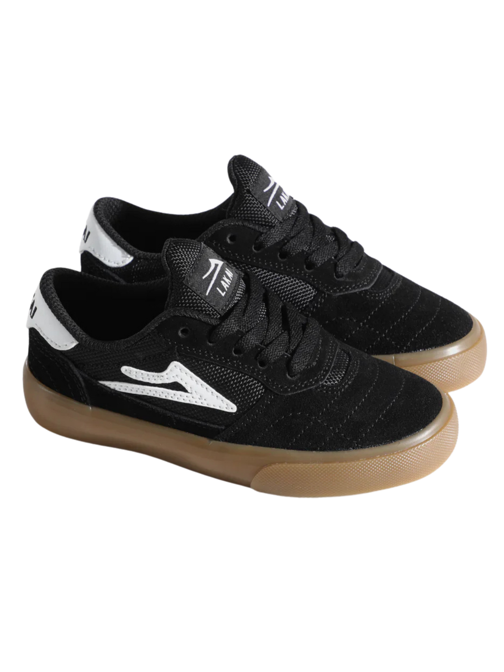 Zapatilla Lakai Cambridge Kids Black/Gum Suede