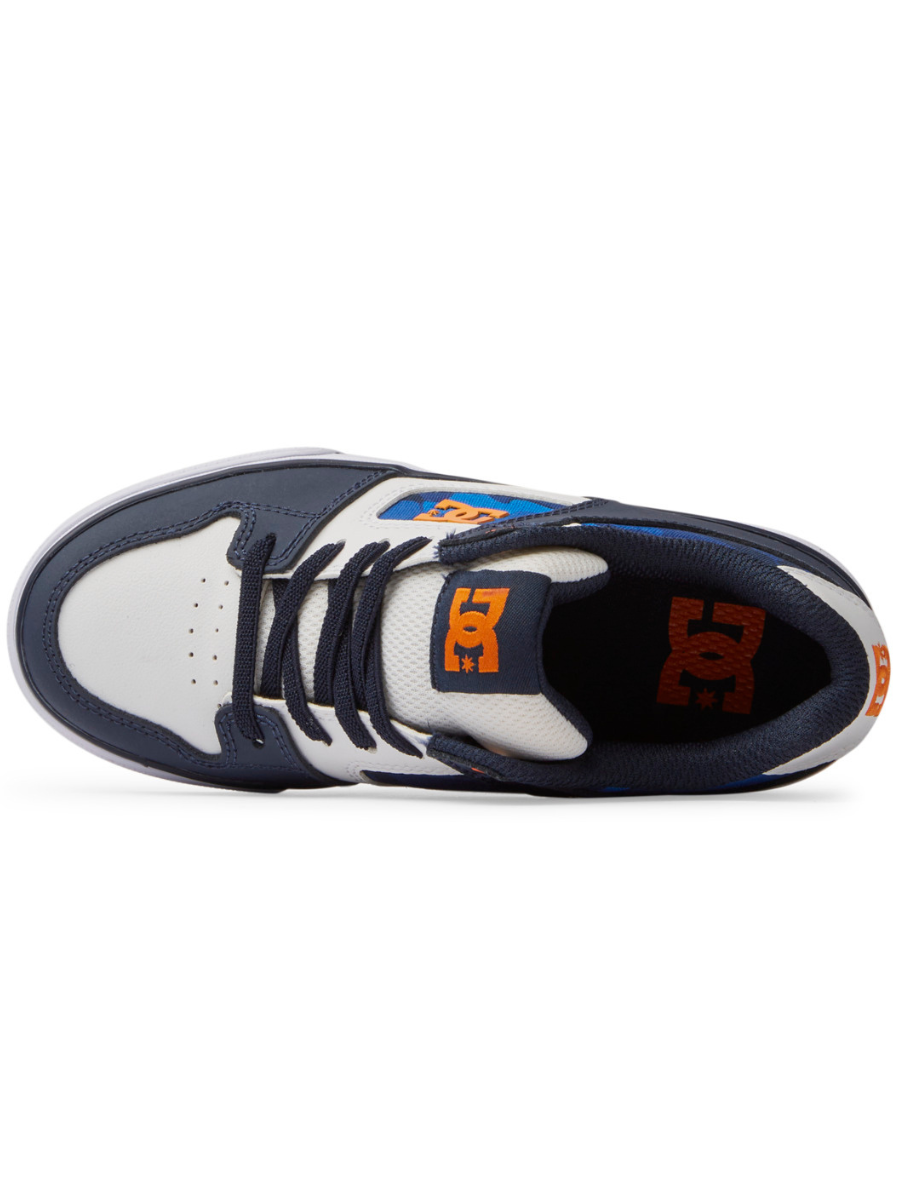 DC Shoes Youth Pure Elastic Skateschuhe – Shandy Blau/Orange