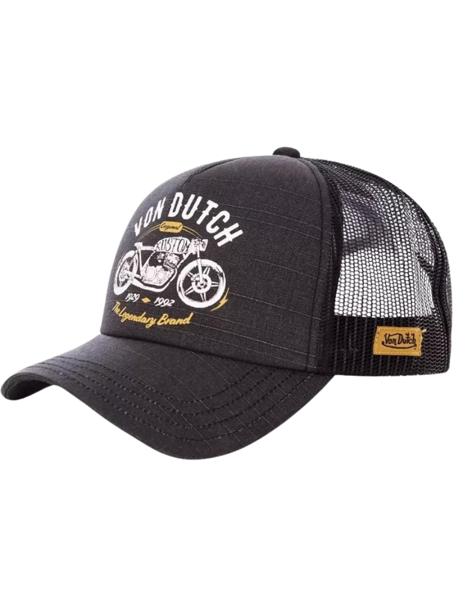 Von Dutch Crew The Legendary Brand trucker cap - Black