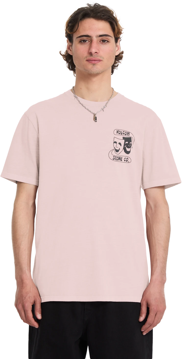 Volcom COMEDIE PW SST camiseta manga corta hombre | Bark Brown