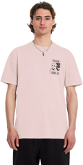 Volcom COMEDIE PW SST camiseta manga corta hombre | Bark Brown
