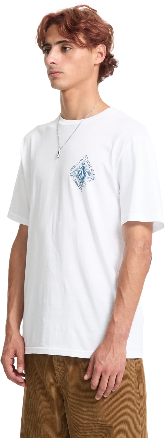 Volcom Obtical camiseta manga corta hombre detail 5 | White