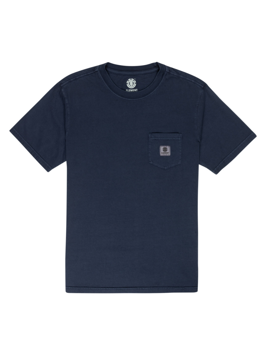 Camiseta de manga curta Element Skateboards Basic Pocket - Naval Academy