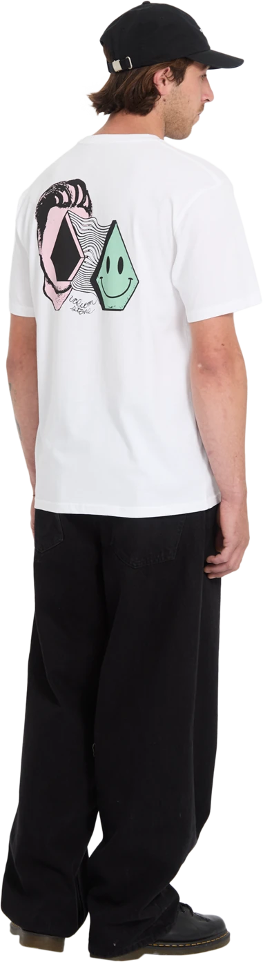 Volcom AURA BSC SST camiseta manga corta hombre detail 5 | White