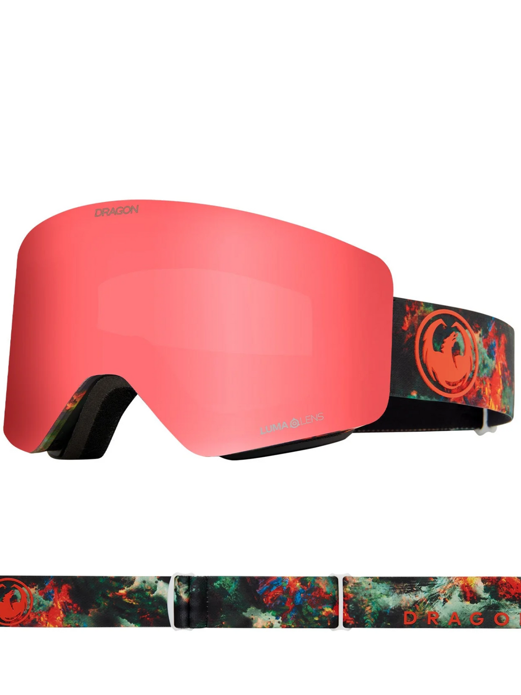Gafas de ventisca Dragon R1 OTG - Predator Lumalens Midnight & Lumalens Rose Lens