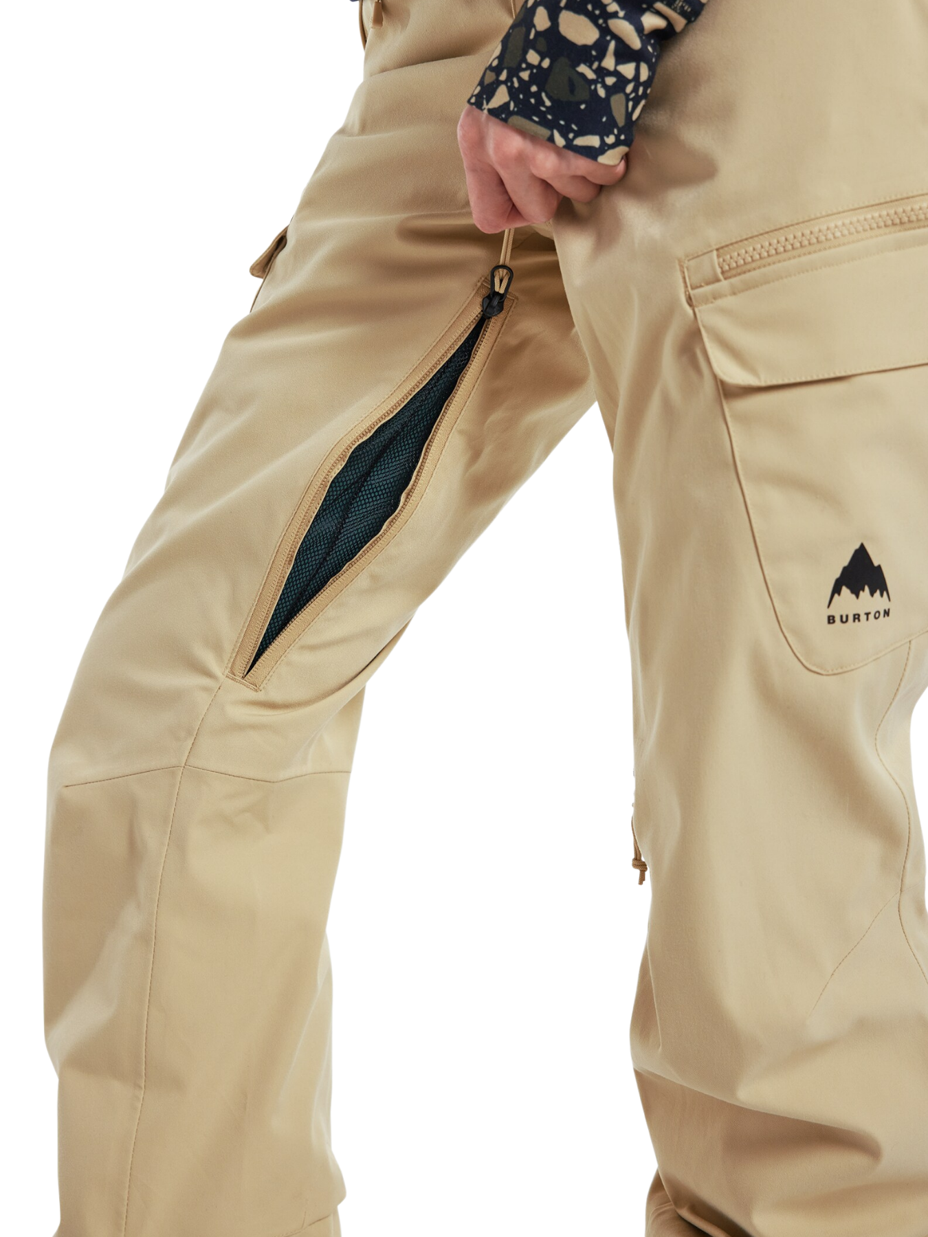 Pantalón de snowboard Mujer Burton Gloria 2L Stretch Insulated - Mushroom