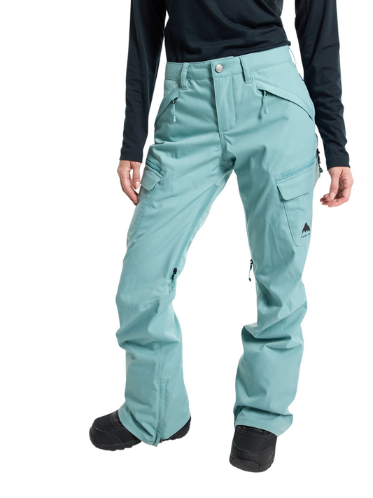 Women's snowboard pants | Burton Gloria 2L Stretch Women's Snowboard Pants - Rock Linchen