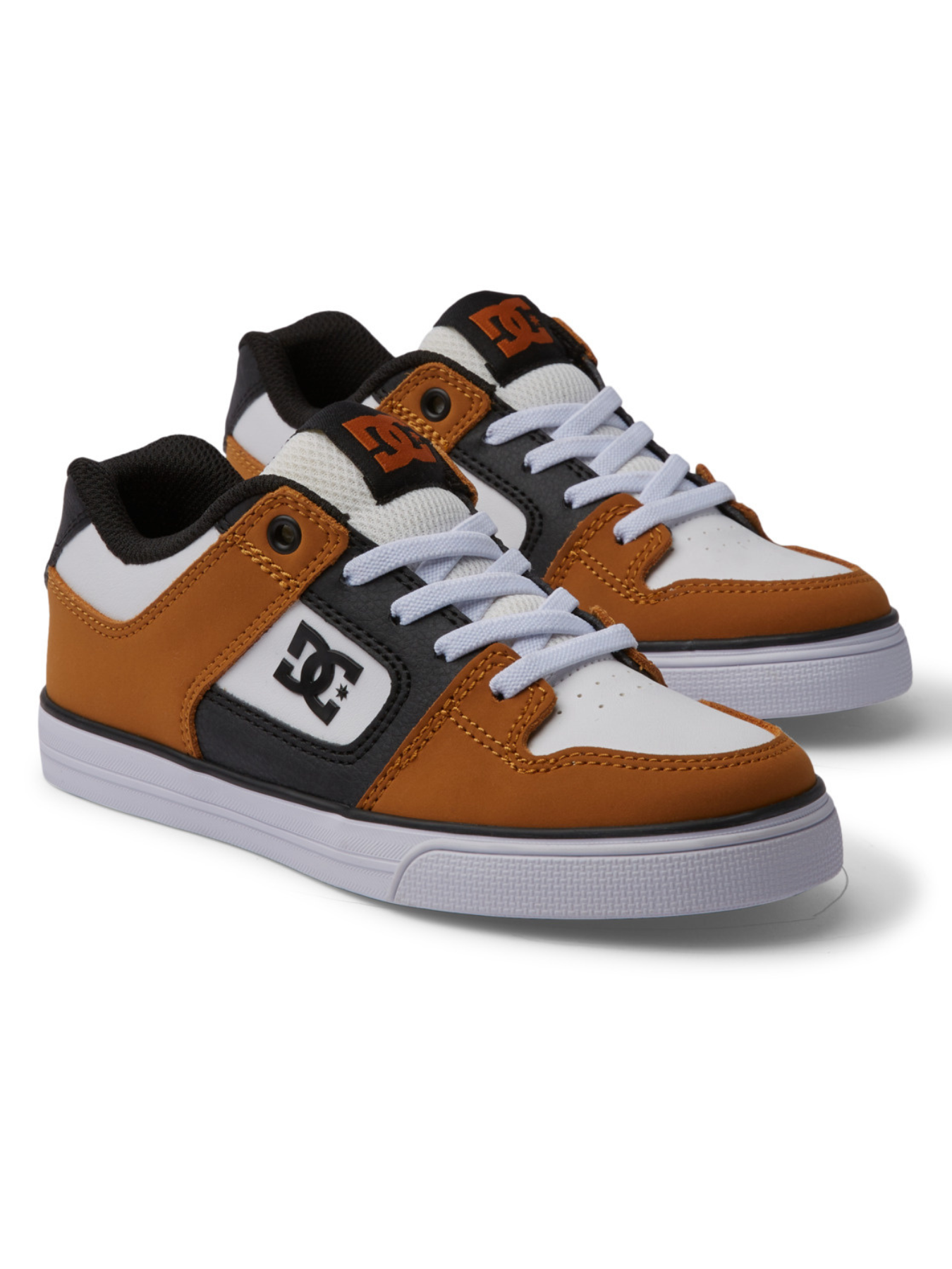 DC Shoes Pure Elastic Kids' Sneakers - Wheat/White