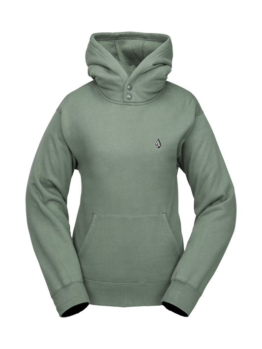 Volcom Costus Kapuzen-Fleecejacke für Damen – Lichen Green