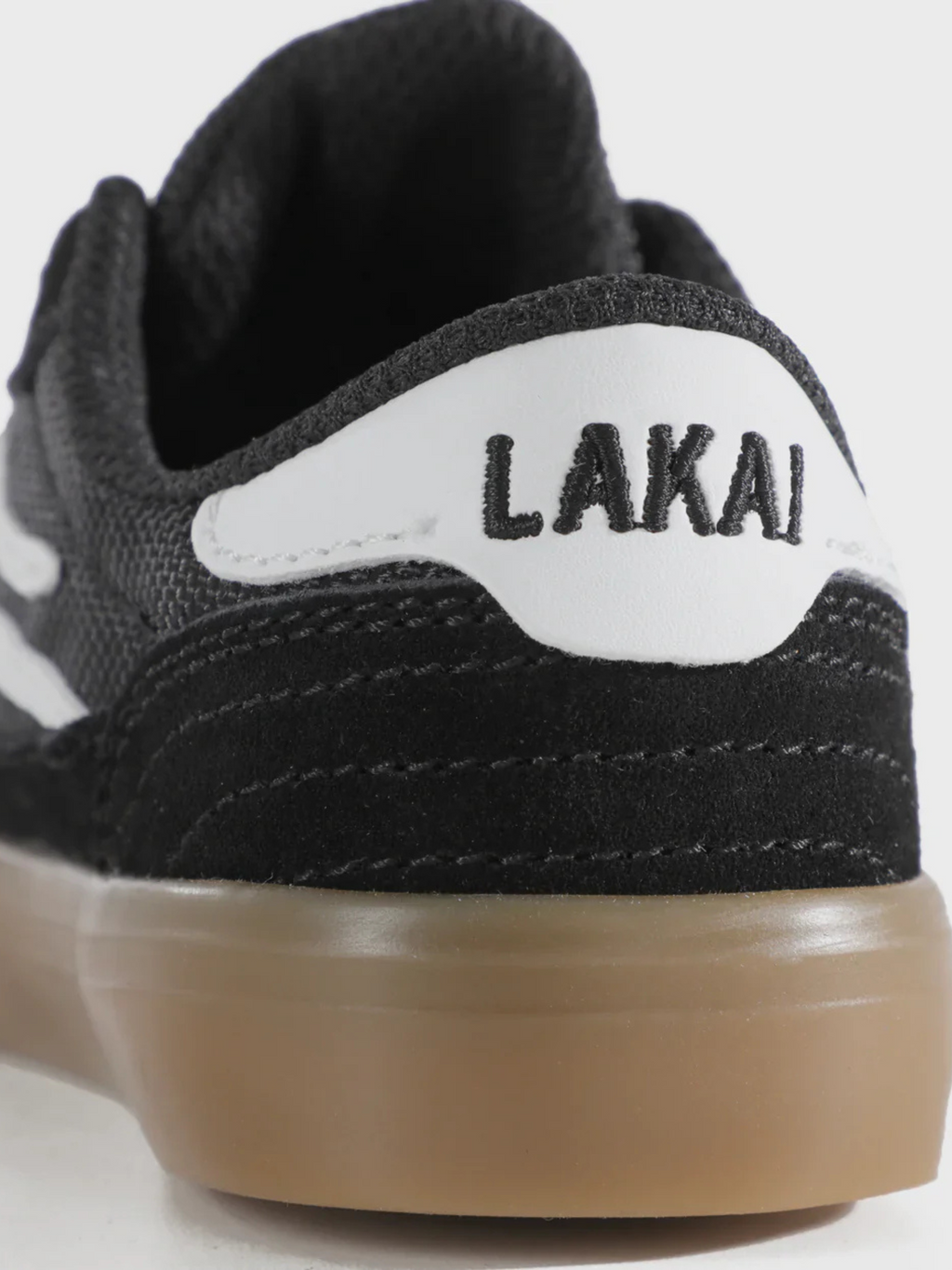 Zapatilla Lakai Cambridge Kids Black/Gum Suede