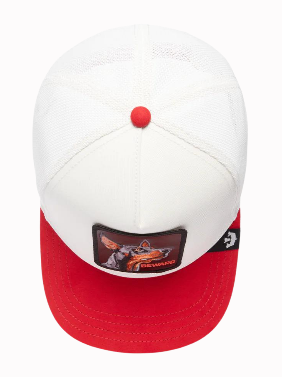 Goorin Bros The Suede Doberman Trucker Cap (Beware) - Red