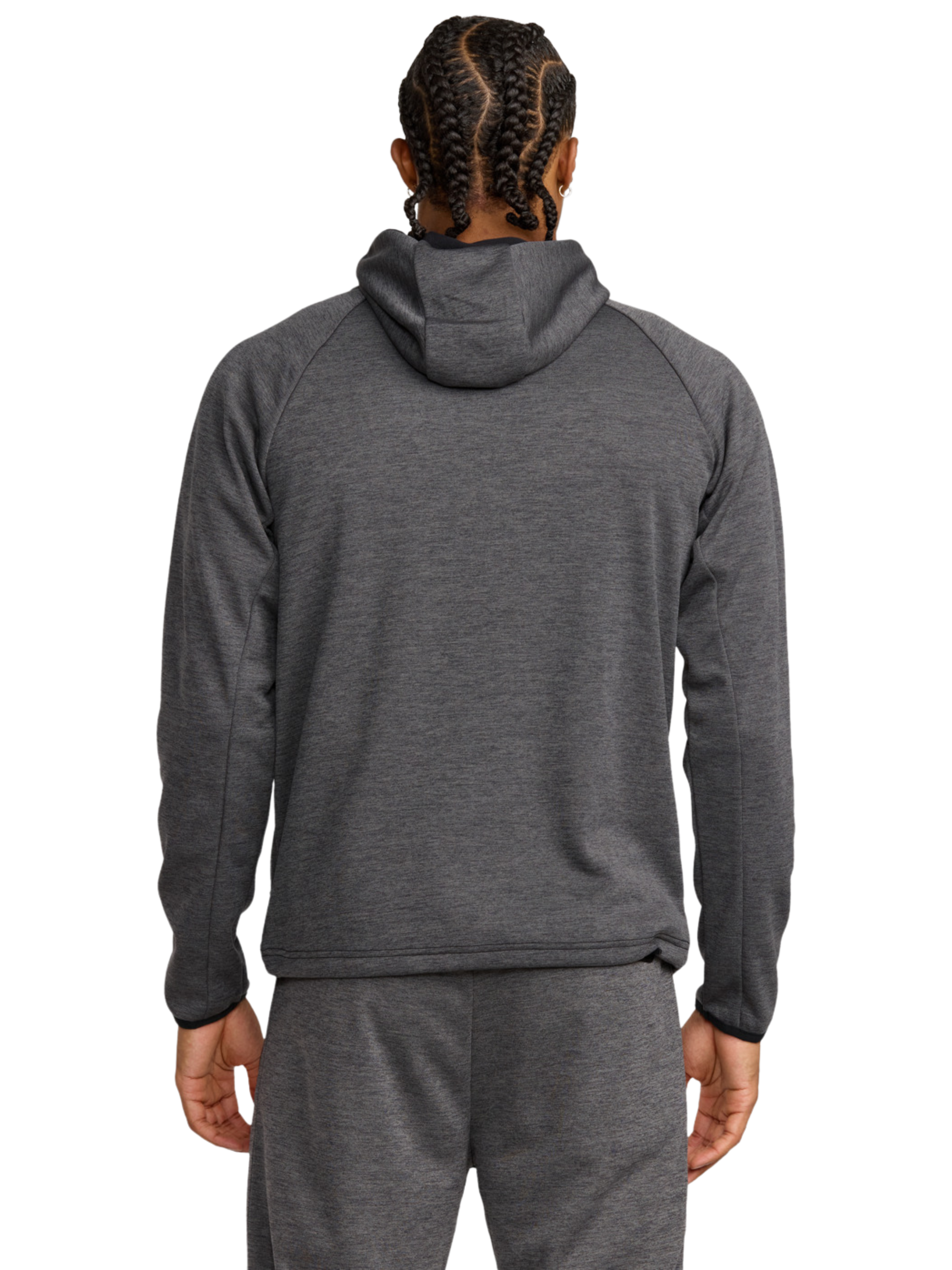 RVCA Balance Tech Fleece Hoodie | RVCA Black Heather