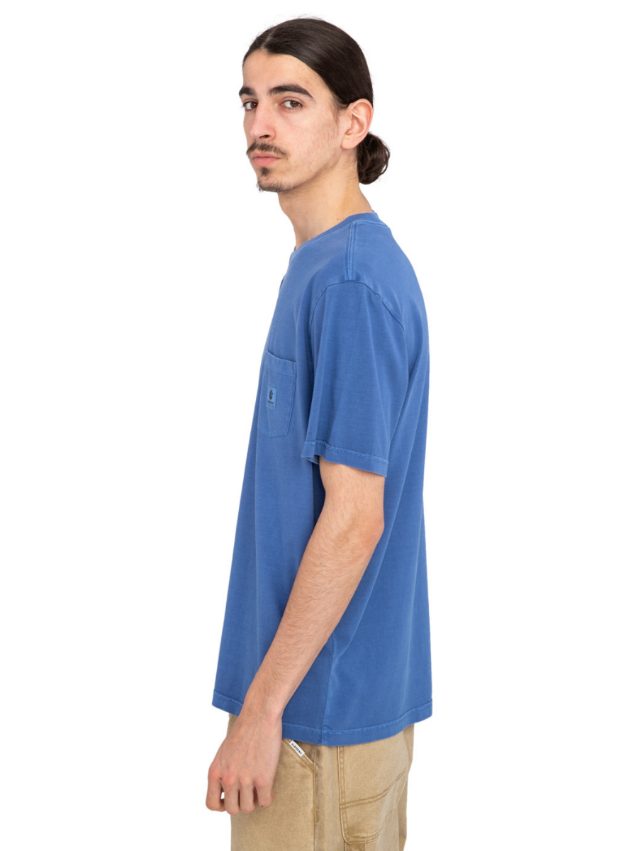 T-Shirt à Manche Courte Element Skateboards Basic Pocket - Nouvean Navy