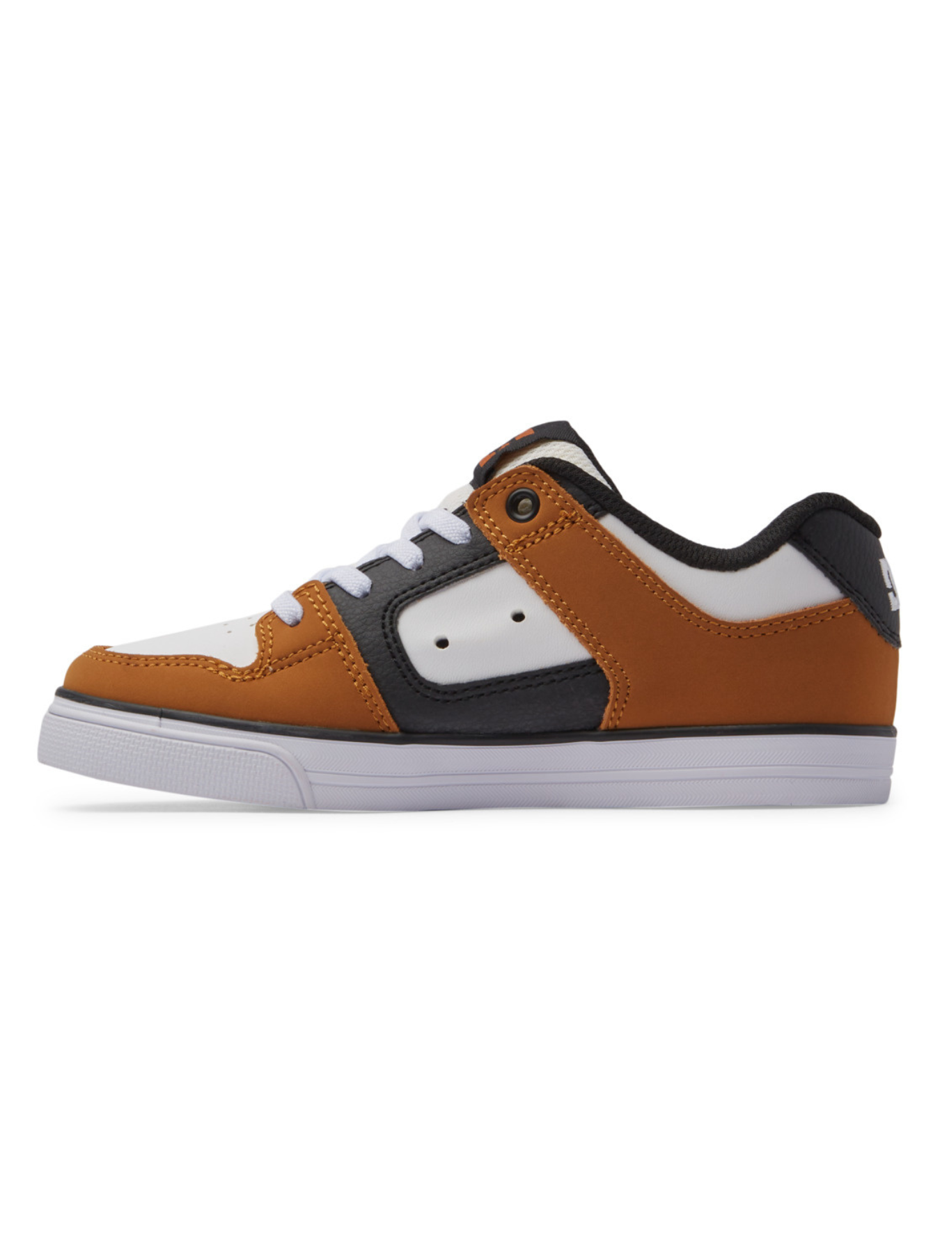 DC Shoes Pure Elastic Tênis infantil - Trigo/Branco