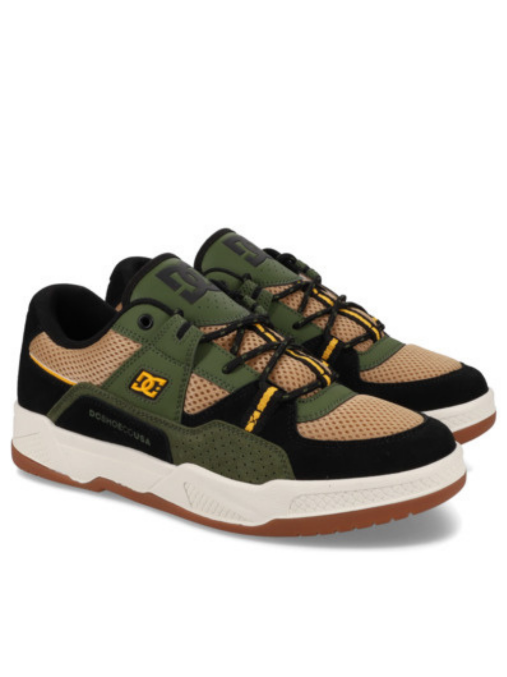 Zapatillas de skate DC Shoes Construct - Tan / Olive / Black