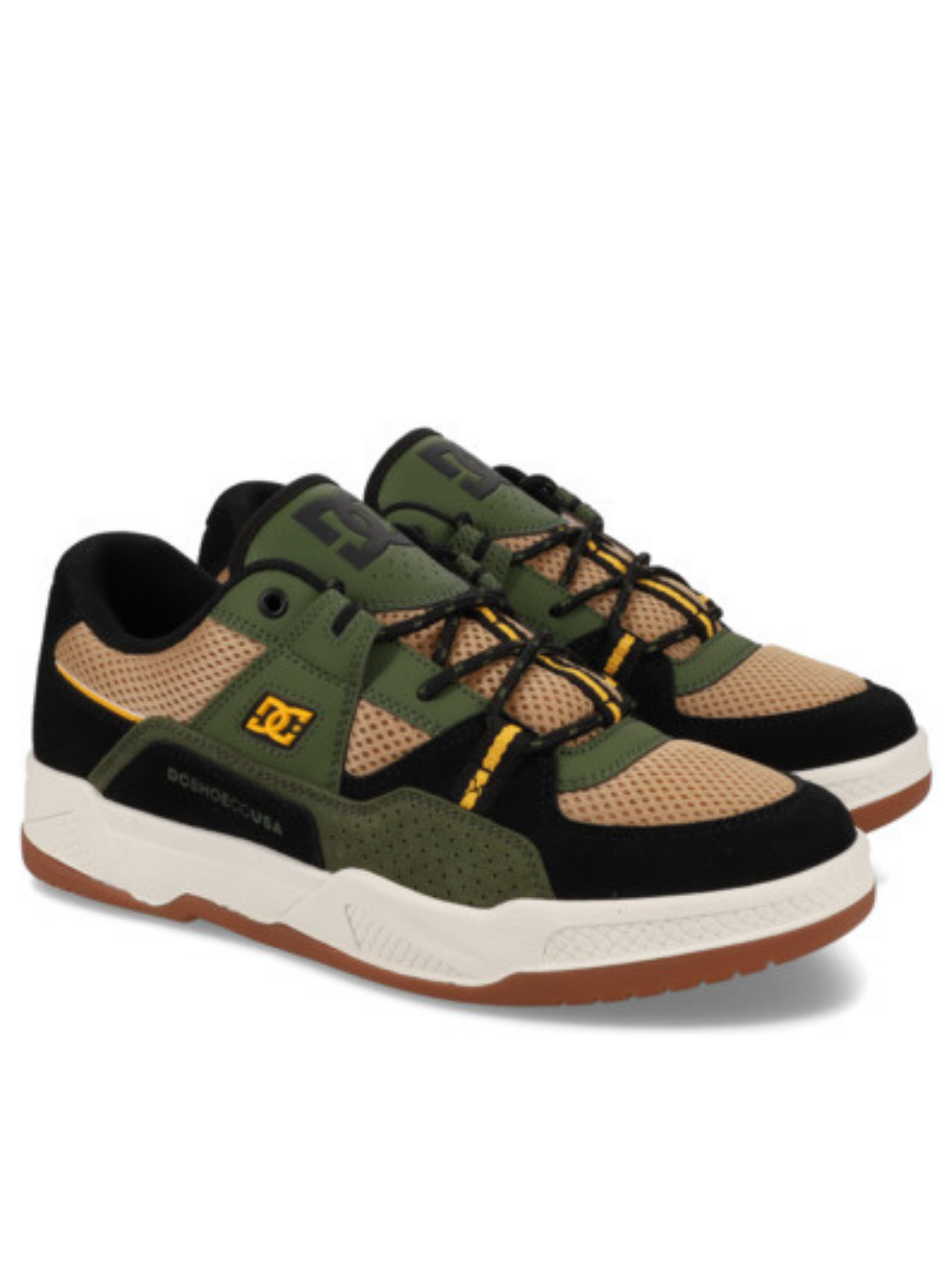 Zapatillas de skate DC Shoes Construct - Tan / Olive / Black