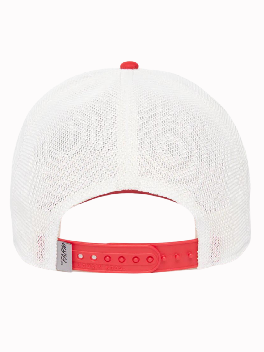 Casquette Trucker Doberman en Daim Goorin Bros (Attention) - Rouge