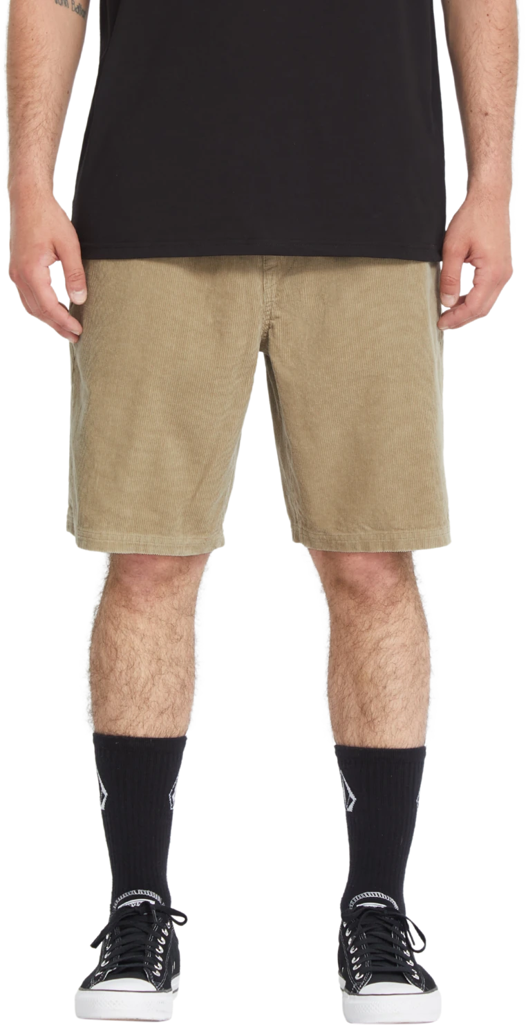 Volcom Outer Spaced Short 21 elastic waist short hombre | Khaki
