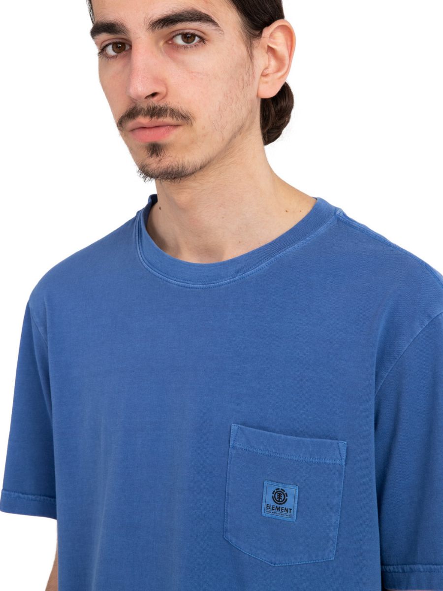 Camiseta de manga corta Element Skateboards Basic Pocket - Nouvean Navy