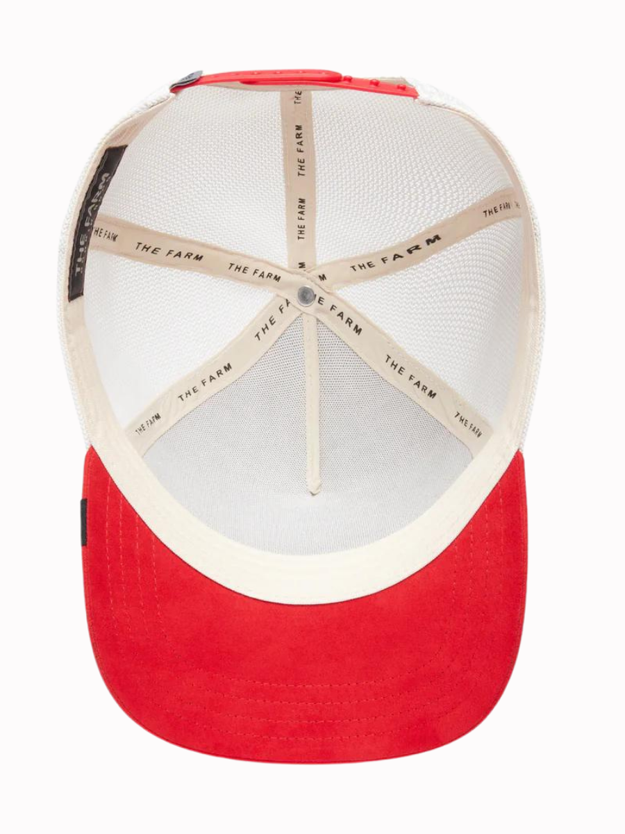 Casquette Trucker Doberman en Daim Goorin Bros (Attention) - Rouge