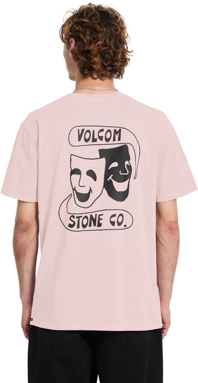 Volcom COMEDIE PW SST camiseta manga corta hombre detail 1 | Bark Brown