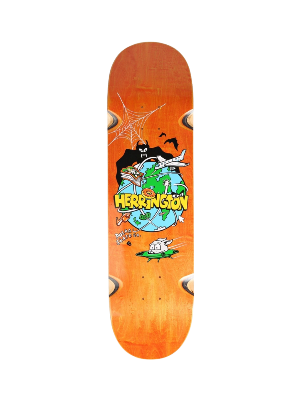 Polar Aaron Herrington Planet Herrington Wheel Wells 8.25" Skateboard Deck