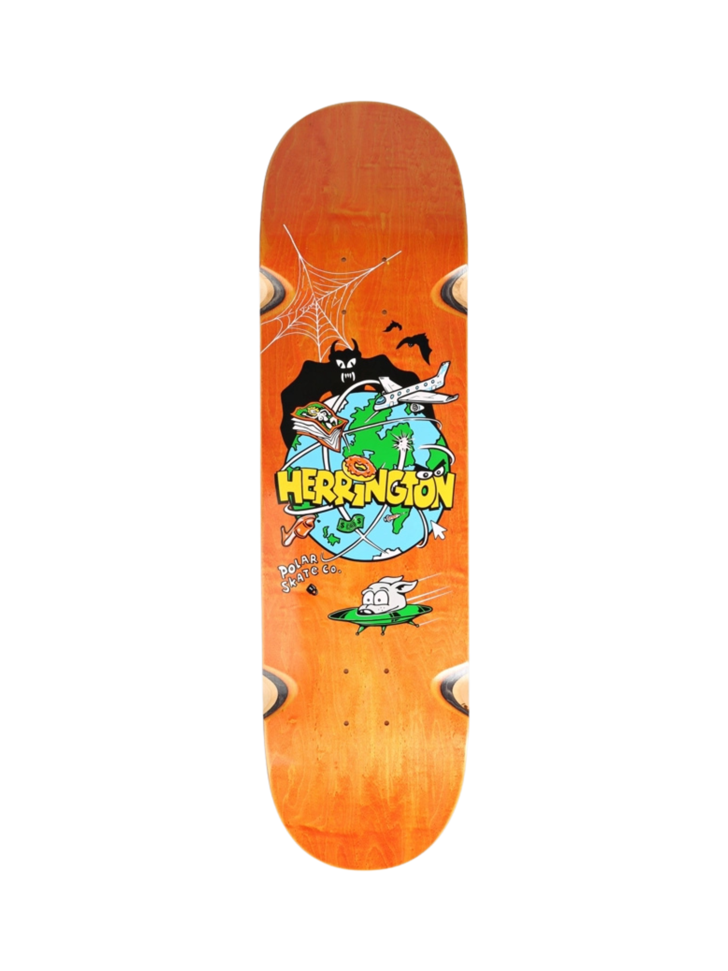 Polar Aaron Herrington Planet Herrington Wheel Wells 8.25" Skateboard Deck