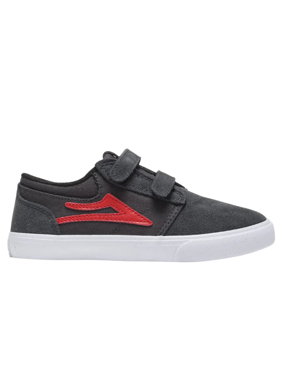 Zapatilla Lakai Griffin Kids Charcoal Flame Suede