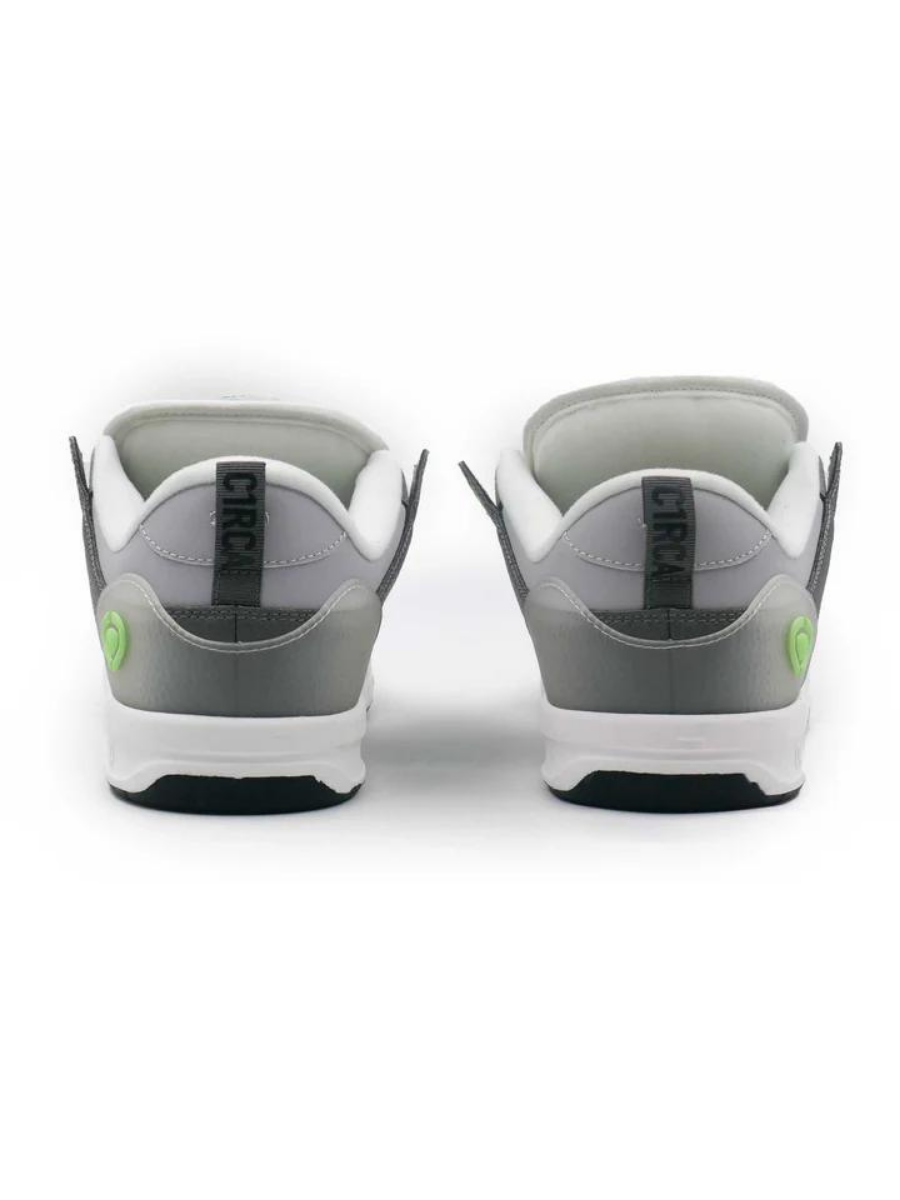 Chaussures de skate Circa Tave TT - Gris/Noir/Vert citron