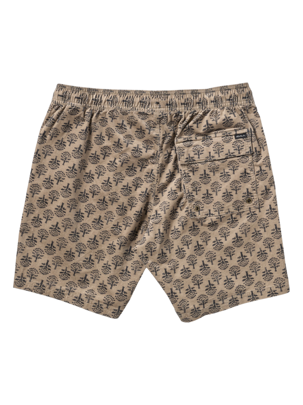 RVCA Escape Elastische Shorts Sandfarben