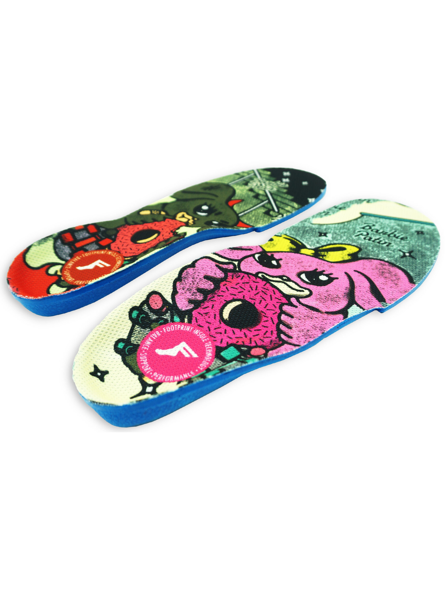 Footprint Insoles Kingfoam Orthotic Fluidx Insoles - Barbie Patin