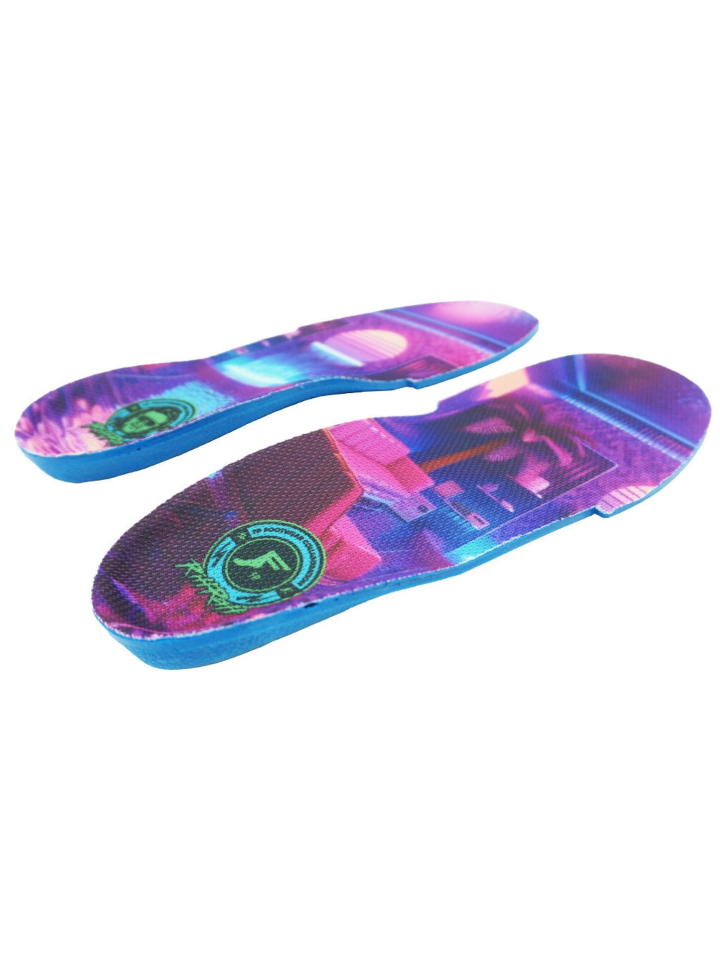 Semelles d'empreinte Kingfoam Orthotic Fluidx Insoles - Riff Raff aquaberry absorption