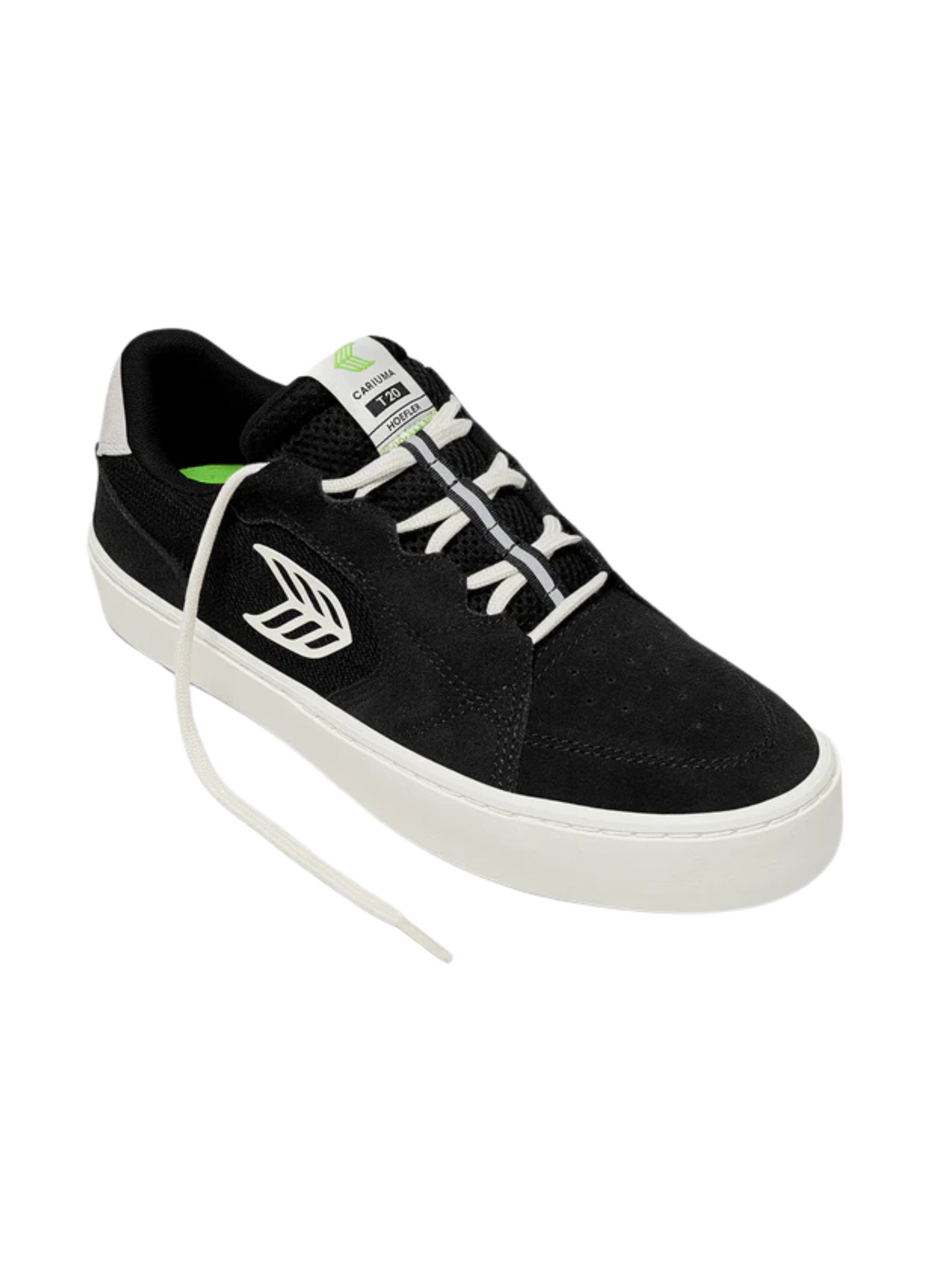 Sapatos Cariuma T20 Pro - Preto Camurça Malha Marfim