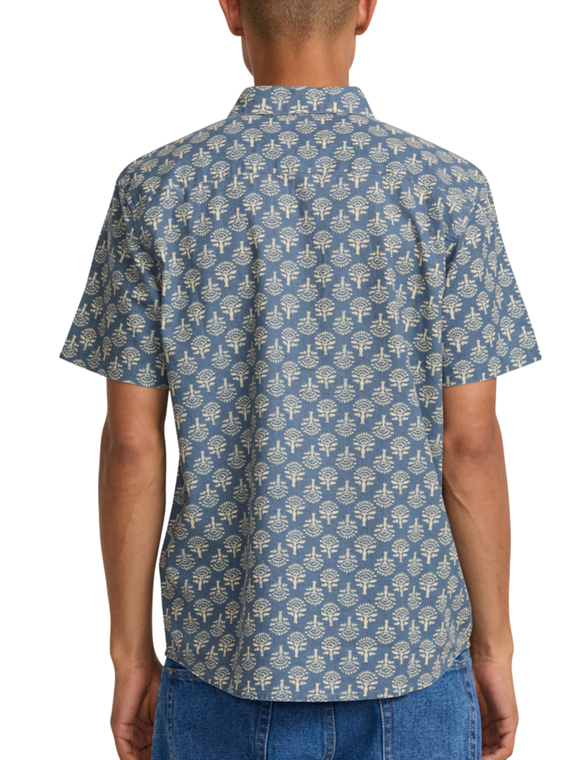 RVCA Vacationist Hemd Indigo