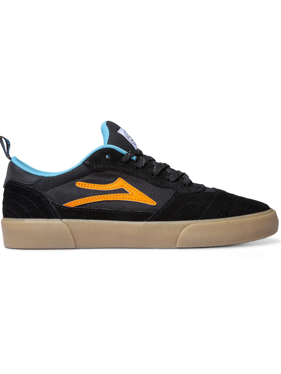 Zapatillas Lakai x Poler Cambridge - Black/Multi Suede