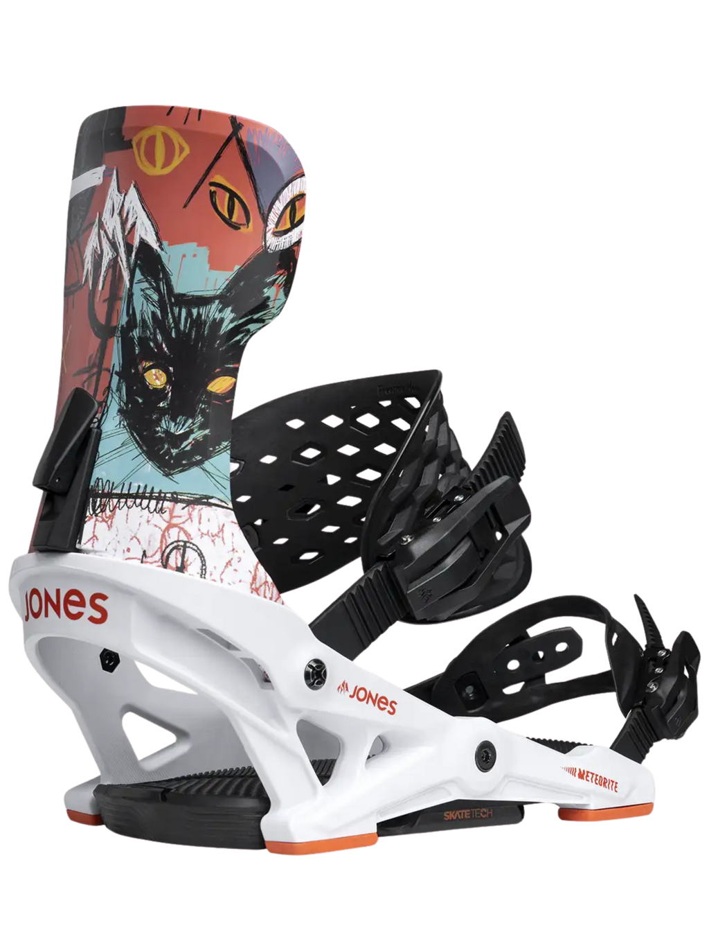 Jones Meteorite Snowboardbindung für Herren – Rallycat White
