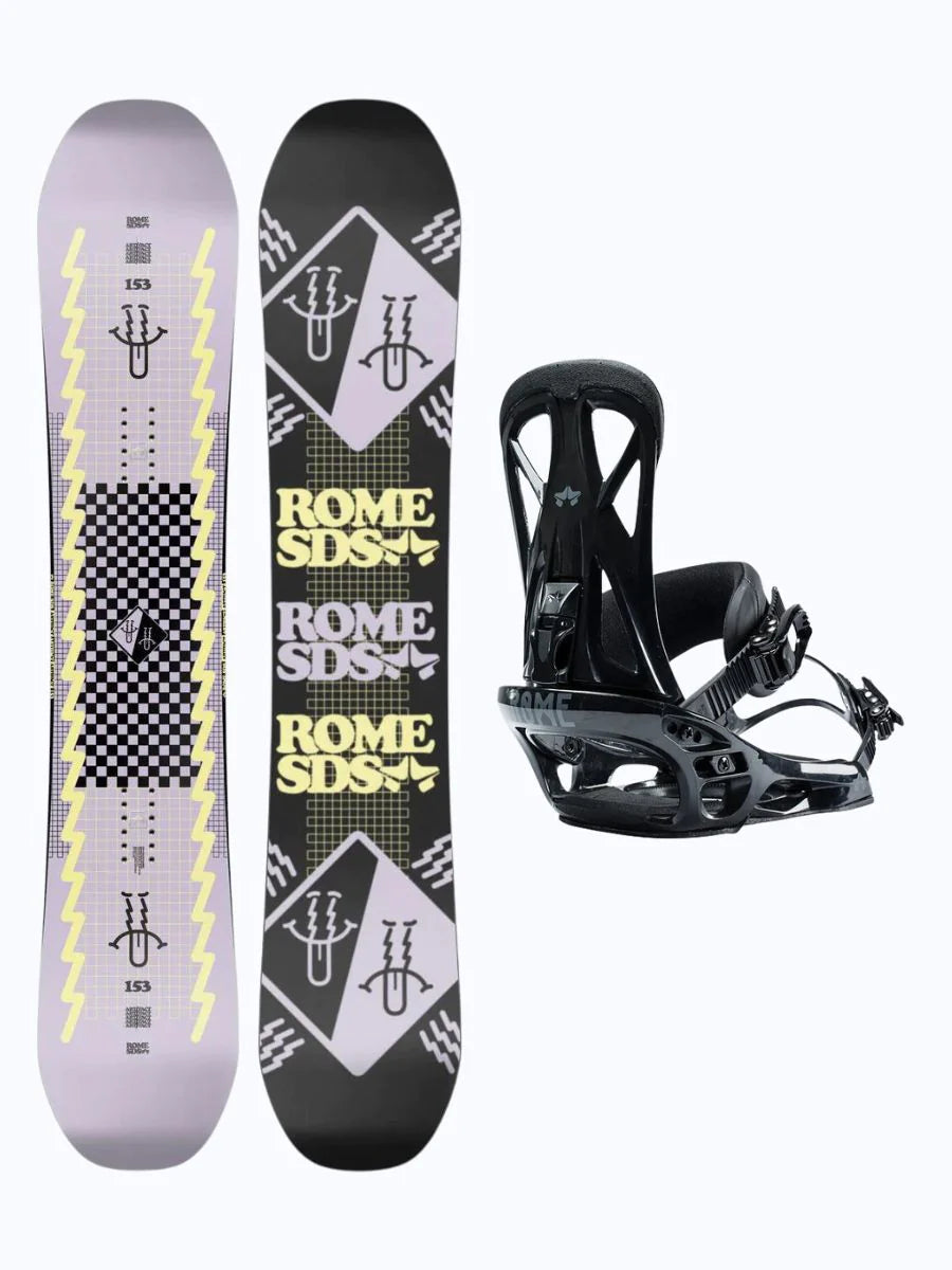Pack snowboard: Rome Artifact + Rome United | Packs Snowboard: Tabla + Fijación | Snowboard Shop | surfdevils.com