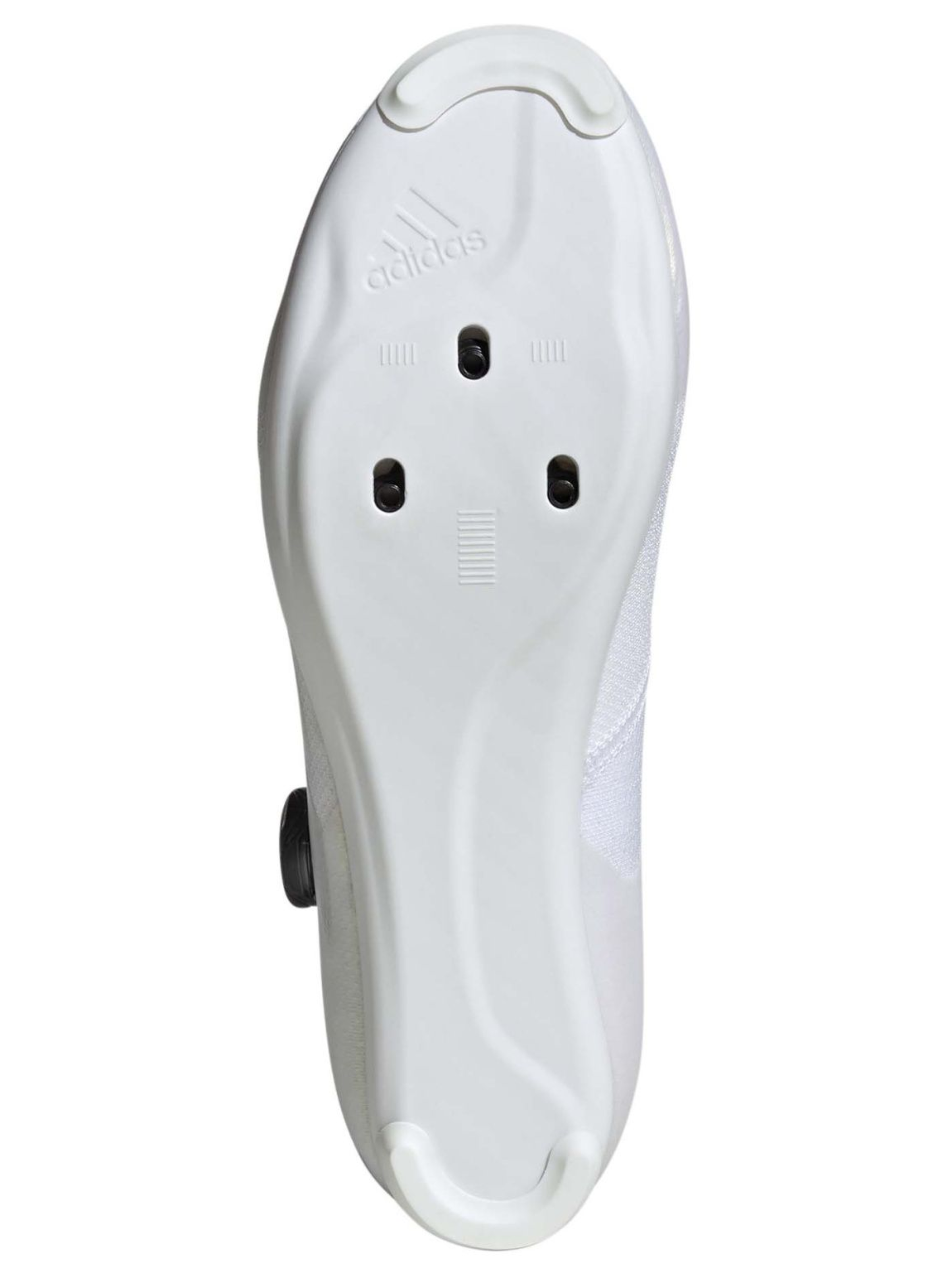 Adidas Tempo 3 Stripes BOA Road Cycling Shoes | Branco Nuvem / Prateado Metálico / Núcleo Preto