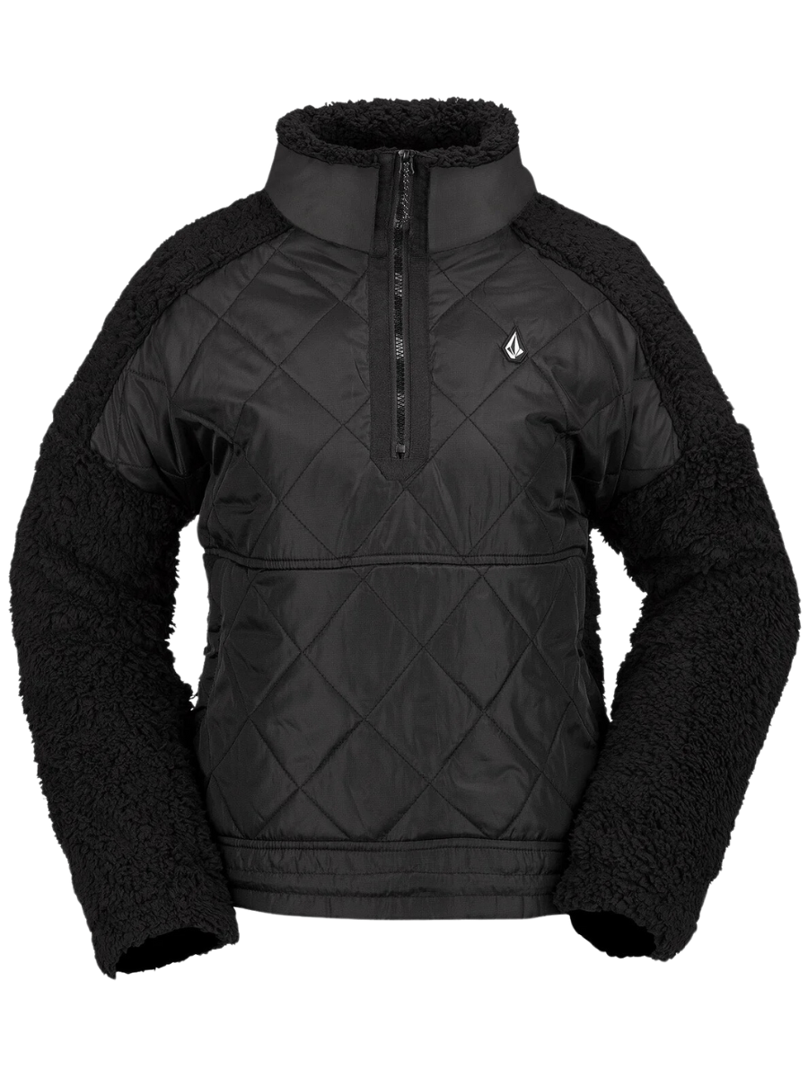 Fodera tecnica Volcom Ferron Pullover ragazza - nera | Collezione_Zalando | Felpe da snowboard | Negozio di snowboard | Negozio Volcom | Nuovi prodotti | Prodotti più recenti | Prodotti più venduti | surfdevils.com