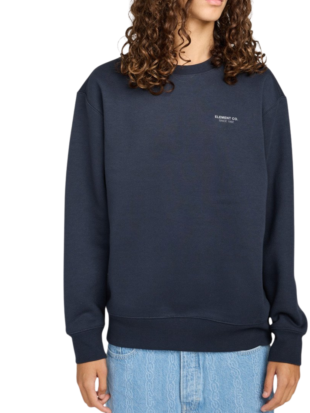 Sudadera Element Co Crew - Eclipse Blue