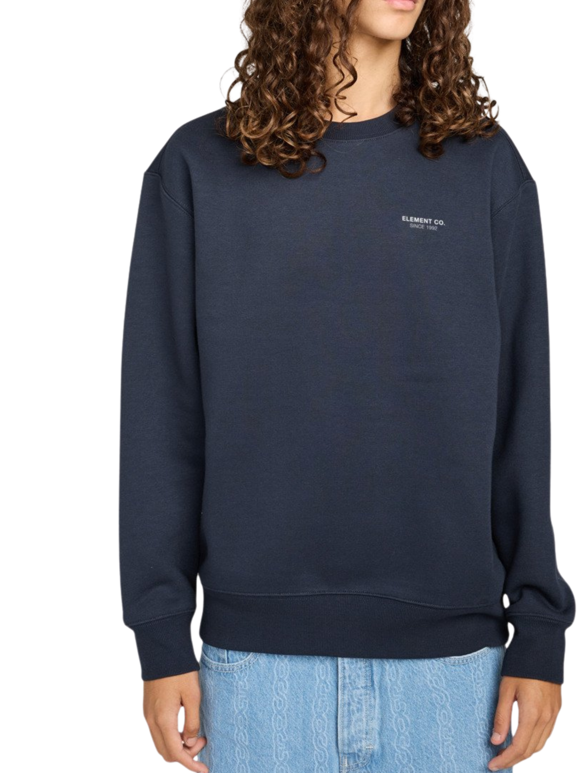 Sudadera Element Co Crew - Eclipse Blue