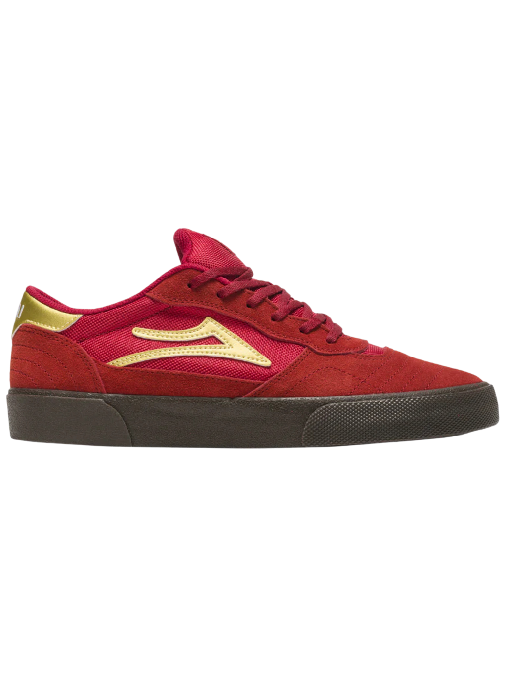 Lakai Cambridge | Red/Gum Suede Skate Shoes